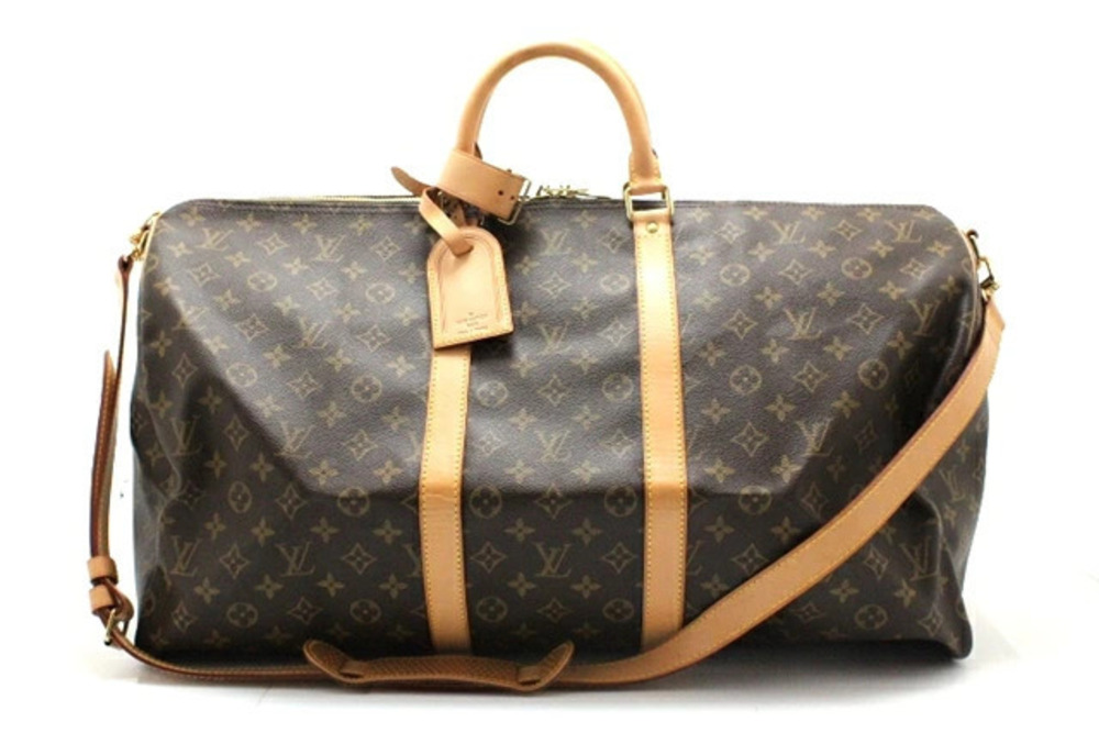 LOUIS VUITTON Keepall Bandouliere Boston Bag Monogram